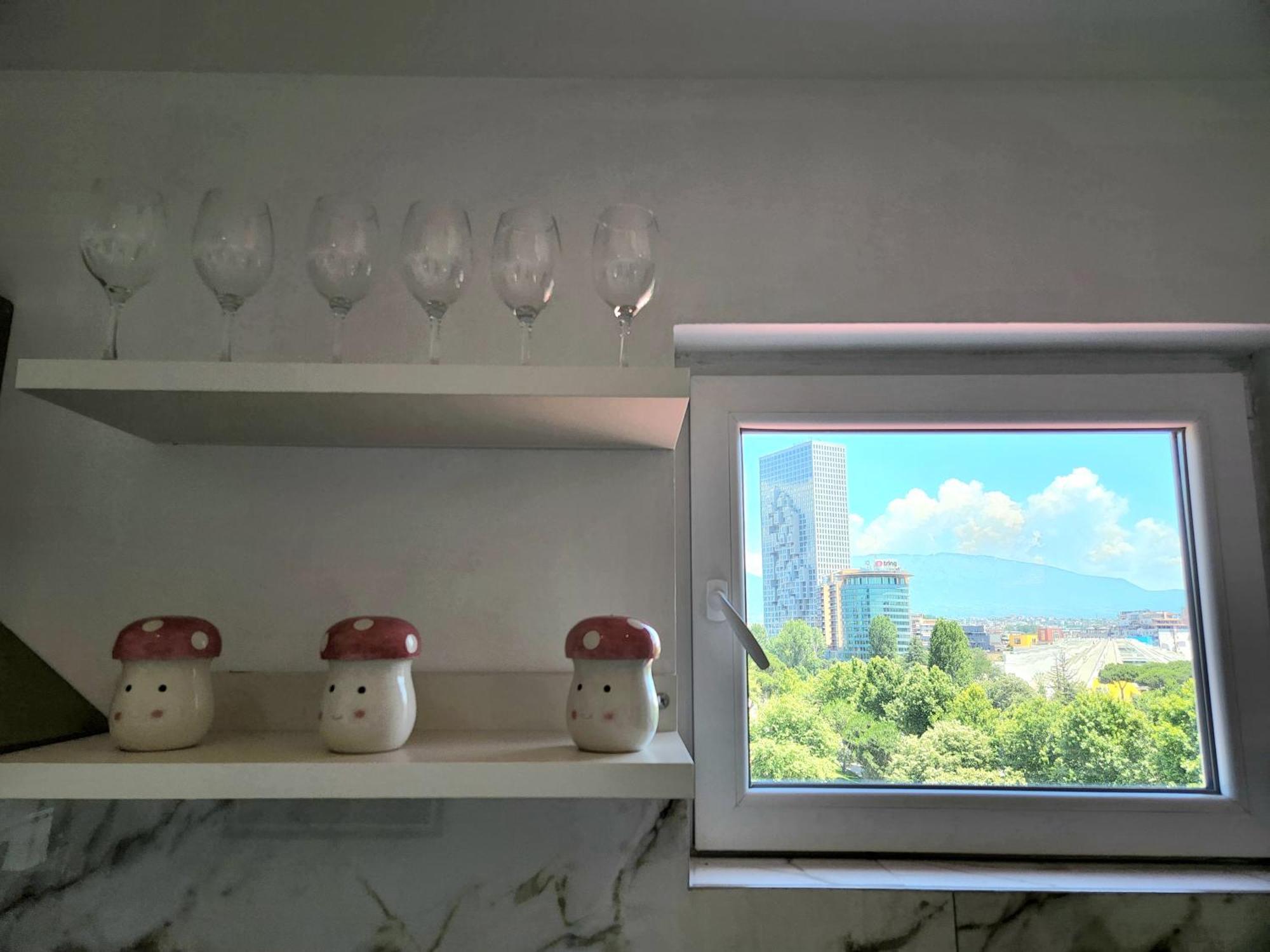 Tirana City Center Penthouse Oasis Bagian luar foto